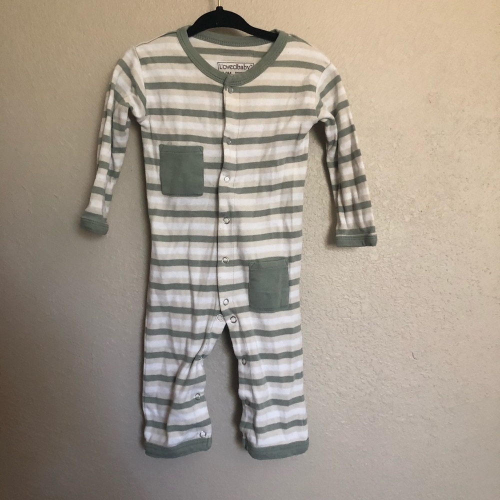 Loved baby striped pj 6-9m